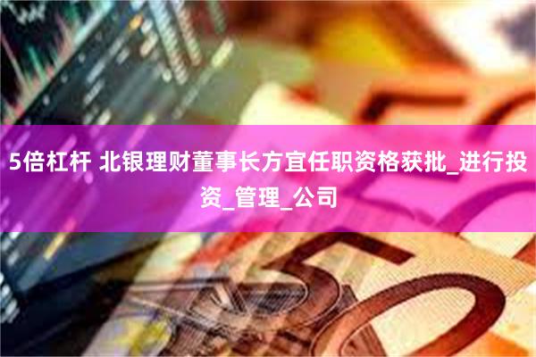 5倍杠杆 北银理财董事长方宜任职资格获批_进行投资_管理_公司