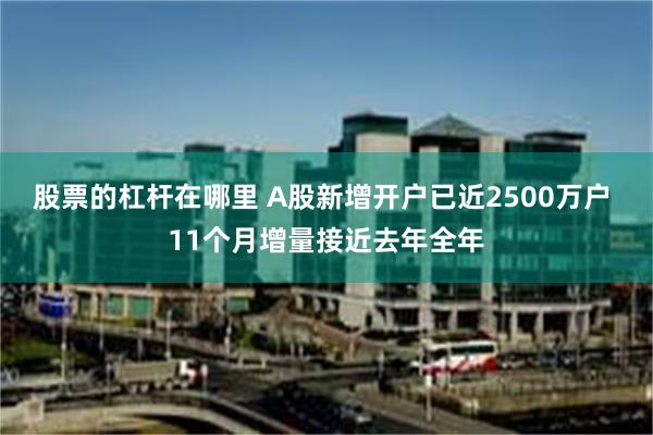 股票的杠杆在哪里 A股新增开户已近2500万户 11个月增量接近去年全年