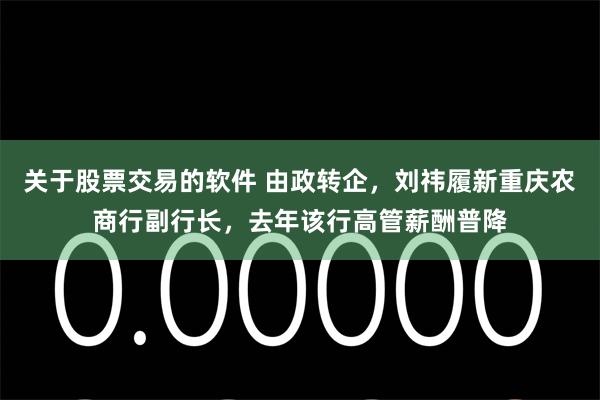 关于股票交易的软件 由政转企，刘祎履新重庆农商行副行长，去年该行高管薪酬普降