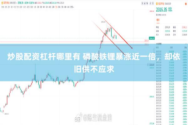 炒股配资杠杆哪里有 磷酸铁锂暴涨近一倍，却依旧供不应求