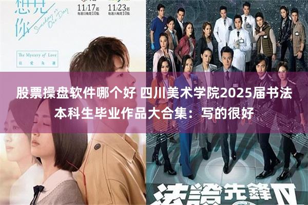 股票操盘软件哪个好 四川美术学院2025届书法本科生毕业作品大合集:写的很好