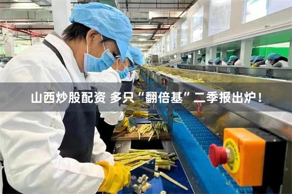 山西炒股配资 多只“翻倍基”二季报出炉！