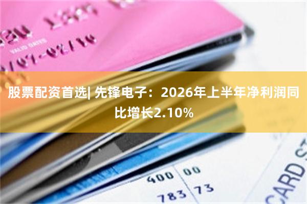 股票配资首选| 先锋电子：2026年上半年净利润同比增长2.10%