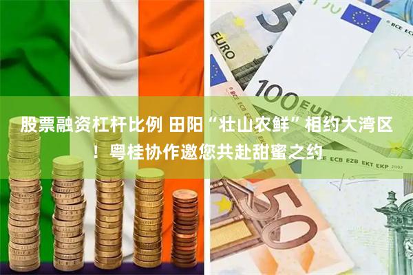 股票融资杠杆比例 田阳“壮山农鲜”相约大湾区！粤桂协作邀您共赴甜蜜之约