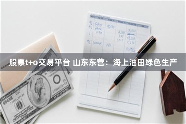 股票t+o交易平台 山东东营：海上油田绿色生产