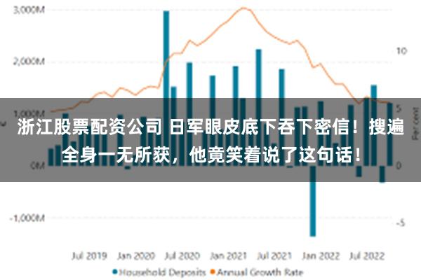 浙江股票配资公司 日军眼皮底下吞下密信！搜遍全身一无所获，他竟笑着说了这句话！