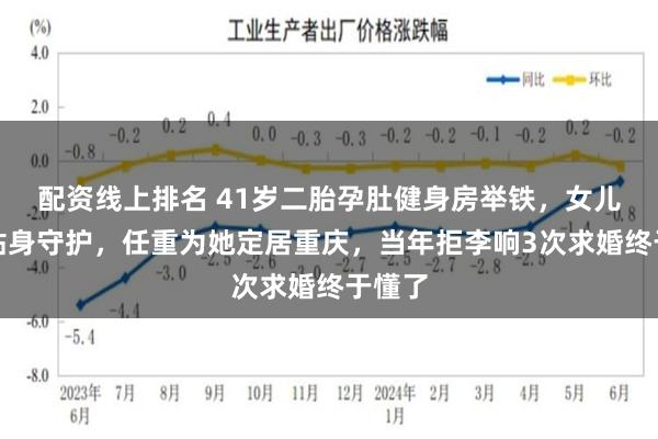 配资线上排名 41岁二胎孕肚健身房举铁，女儿全程贴身守护，任重为她定居重庆，当年拒李响3次求婚终于懂了