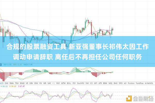 合规的股票融资工具 新亚强董事长祁伟太因工作调动申请辞职 离任后不再担任公司任何职务